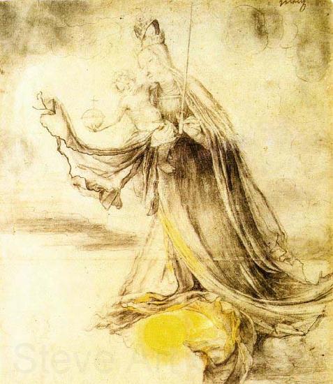 Grunewald, Matthias Mary with the Sun below her Feet